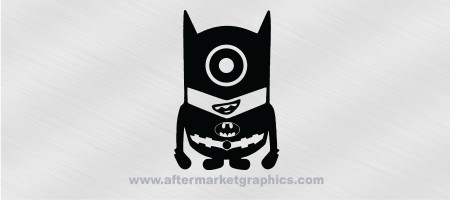 Minion Batman Costume Decal